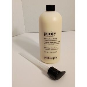 Philosophy Purity Made Simple One Step Facial Cleanser 32 oz New & Sealed W/Pump